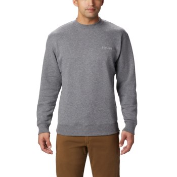 Columbia Hart Mountain II Crew Fleece, Sudaderas Grises Para Hombre | 791305-VRM